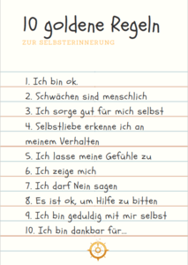 Poster Regeln Download